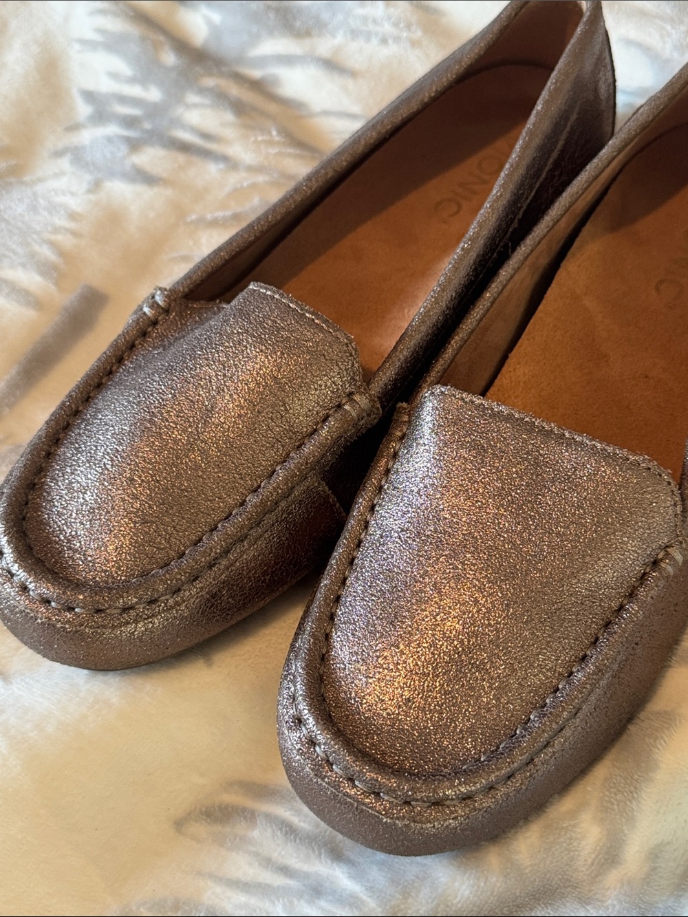 VIONIC Debbie Slip-On Metallic Loafers - Picture 2 of 9